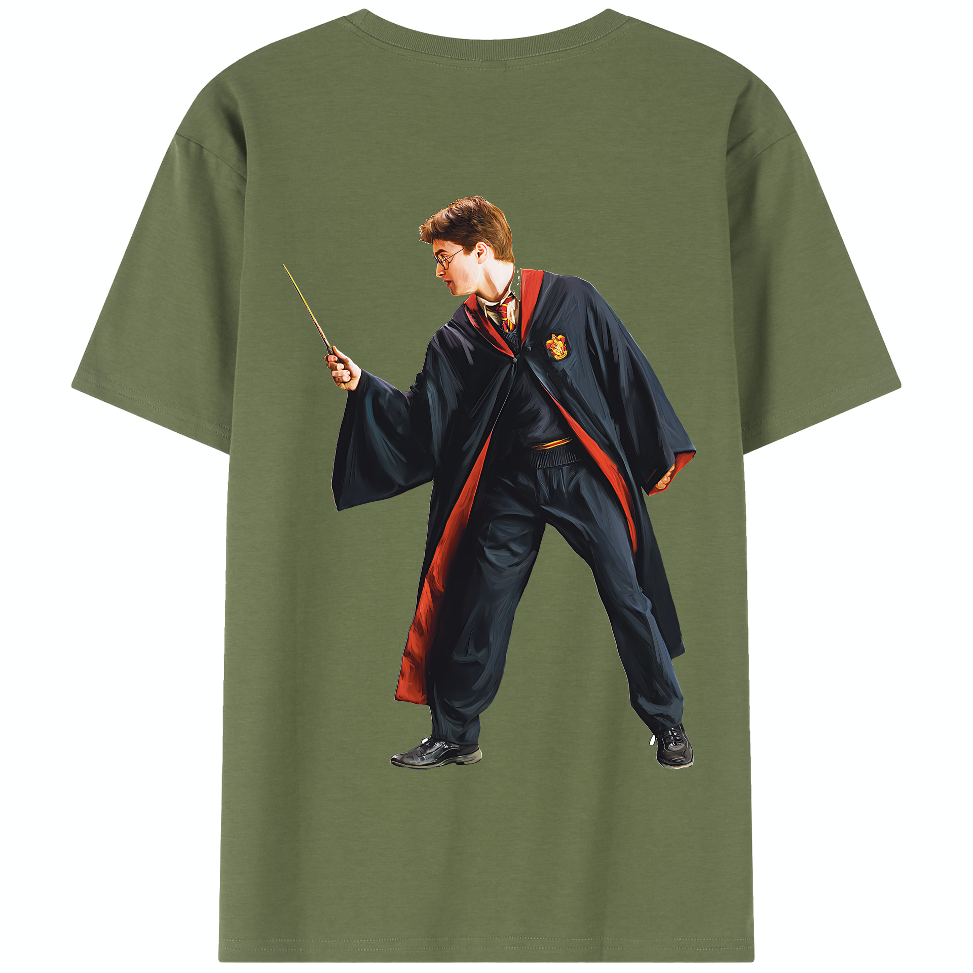 （画像用） Harry Potter ハリー・ポッターシリーズ 綿100％半袖Tシャツ（背面プリント）